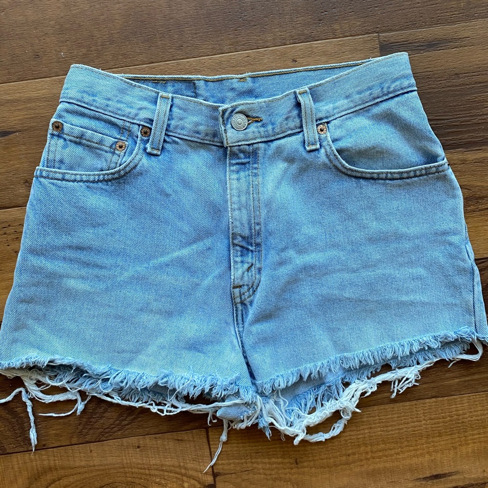 Levi’s Distressed Jean Shorts